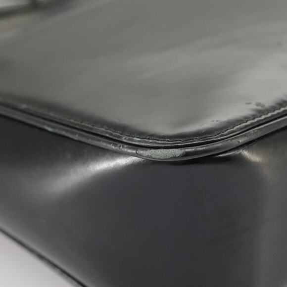 GUCCI Tote Bag Patent Leather Black Silver 002 002 - Picture 14 of 16